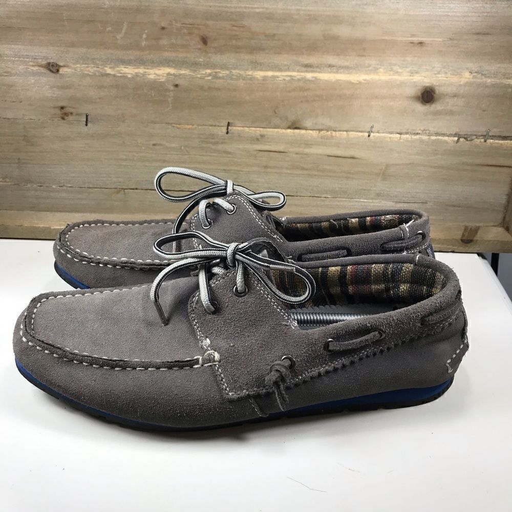 ✅Steve Madden Gray Boat Shoes